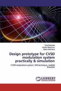 Design prototype for CVSD modulation system practically & simulation