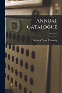 Annual Catalogue; 1923-1924