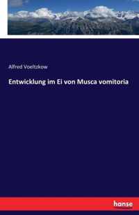 Entwicklung im Ei von Musca vomitoria