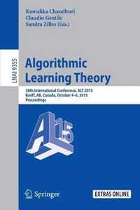 Algorithmic Learning Theory