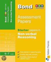Bond Starter Papers In Non-Verbal Reasoning 6-7 Years