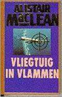 Vliegtuig in vlammen