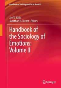 Handbook of the Sociology of Emotions