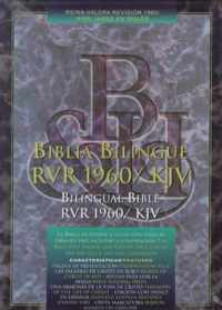 Bible KJV Bilingual RVR Black 1960