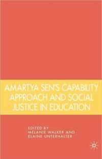 Amartya Sen's Capability Approach and Social Justice in Education