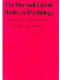 The Harvard List of Books in Psychology