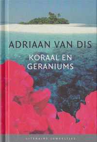 Koraal en geraniums