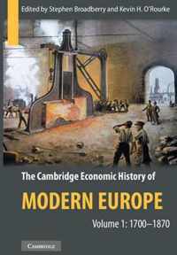 The Cambridge Economic History of Modern Europe 2 Volume Hardback Set