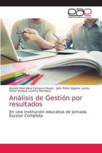 Analisis de Gestion por resultados