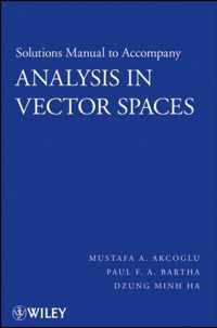 Analysis In Vector Spaces