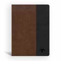 CSB Men of Character Bible, Brown/Black LeatherTouch