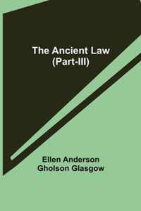 The Ancient Law (Part-III)