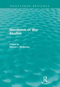 Handbook Of War Studies