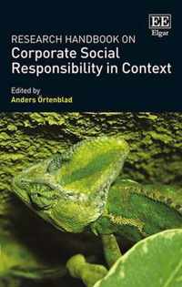 Research Handbook on Corporate Social Responsibility in Context