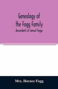 Genealogy of the Fogg family