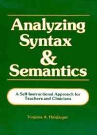 Analyzing Syntax and Semantics Textbook