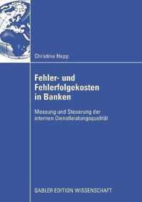 Fehler Und Fehlerfolgekosten in Banken