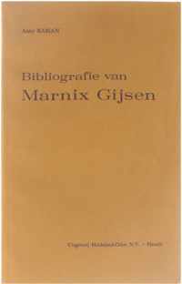 Bibliografie van Marnix Gijsen
