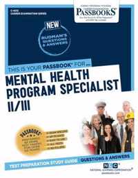 Mental Health Program Specialist II/III (C-4513)