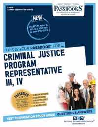 Criminal Justice Program Representative III, IV (C-4814)