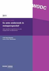 Ex ante onderzoek in metaperspectief - C.M. Klein Haarhuis - Paperback (9789462363915)