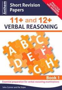 Anthem Short Revision Papers 11+ And 12+ Verbal Reasoning
