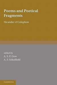 Poems and Poetical Fragments