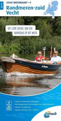 ANWB waterkaart 9 - Randmeren-zuid Vecht 2019