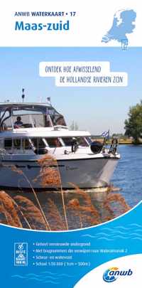 ANWB waterkaart 17 - Maas-Zuid