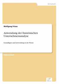 Anwendung der franzoesischen Unternehmensanalyse