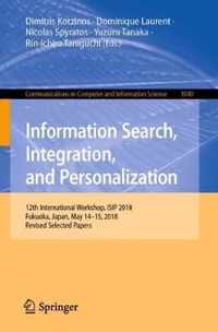 Information Search, Integration, and Personalization