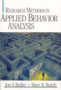 Research Methods in Applied Behavior Analysis