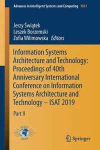 Information Systems Architecture and Technology