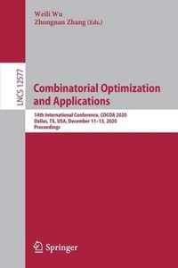 Combinatorial Optimization and Applications