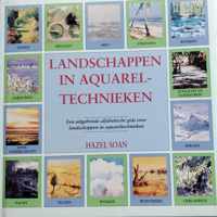 Landschappen in aquareltechnieken