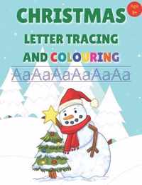 Christmas Letter Tracing and Colouring