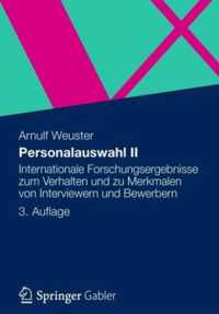 Personalauswahl II