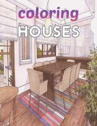 coloring houses