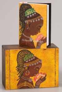 Afrikaanse wijsheden houten kistje