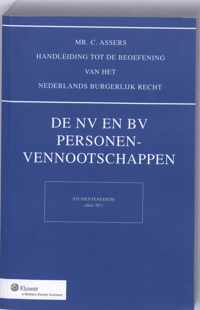 Asser NV en BV, Personenvenootschappen studenteneditie - C. Asser - Paperback (9789013087611)