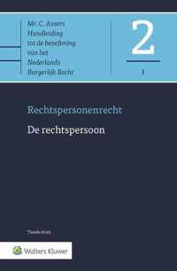 Asser-serie 2I -   De rechtspersoon