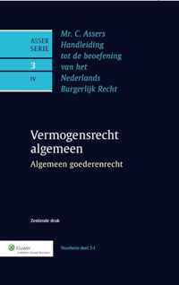 Asser-serie 3-IV -   Algemeen goedrenrecht