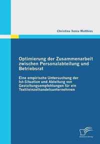 Optimierung der Zusammenarbeit zwischen Personalabteilung und Betriebsrat