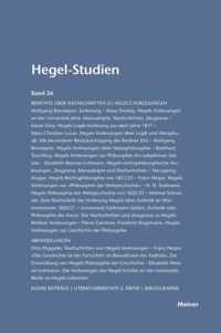 Hegel-Studien / Hegel-Studien Band 26 (1991)