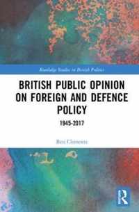 British Public Opinion on Foreign and Defence Policy