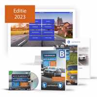 Rijbewijs B Theorieboek 2023 - CD-ROM Onbeperkt 845 Oefenvragen & 13 Theorie-Examens - Samenvatting - Praktijkbegeleiding - Verkeersborden - Auto Theorie voor Rijbewijs B Compleet Pakket