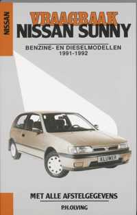 Autovraagbaken  -  Vraagbaak Nissan Sunny Benzine Diesel 1991-1992