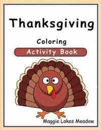 Thanksgiving Coloring Activity Book