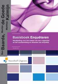 Basisboek enquêteren - Ben Baarda, Martijn de Goede, Matthijs Kalmijn - Paperback (9789001833947)