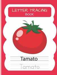 Letter tracing book